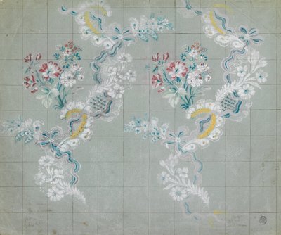 Design for a Silk Brocade by Unbekannt Unbekannt